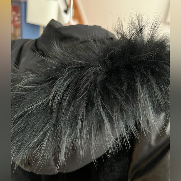 Rudsak leather parka with fur hood - Picture 9 of 12